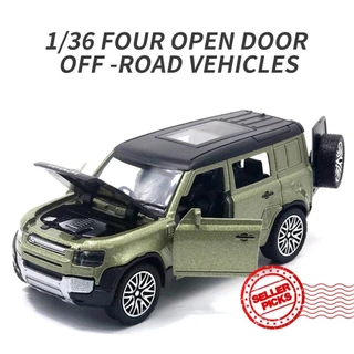 1 : 36 Land Rover Defender Suv Diecast Carro De Luxo Em Liga Metálica Modelo Pull Back Car Para Crianças M8u0
