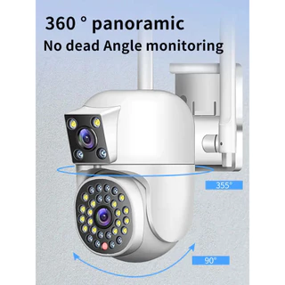 TC166 Câmera IP PTZ sem fio com detecção humanóide AI, 4MP, 390 olhos, lente dupla, Full Color, CCTV, Monitor do bebê, Home Security