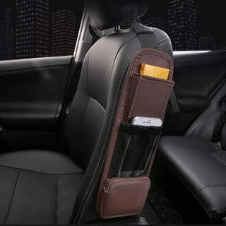 Saco Organizador Lateral De Couro PU Para Carro
