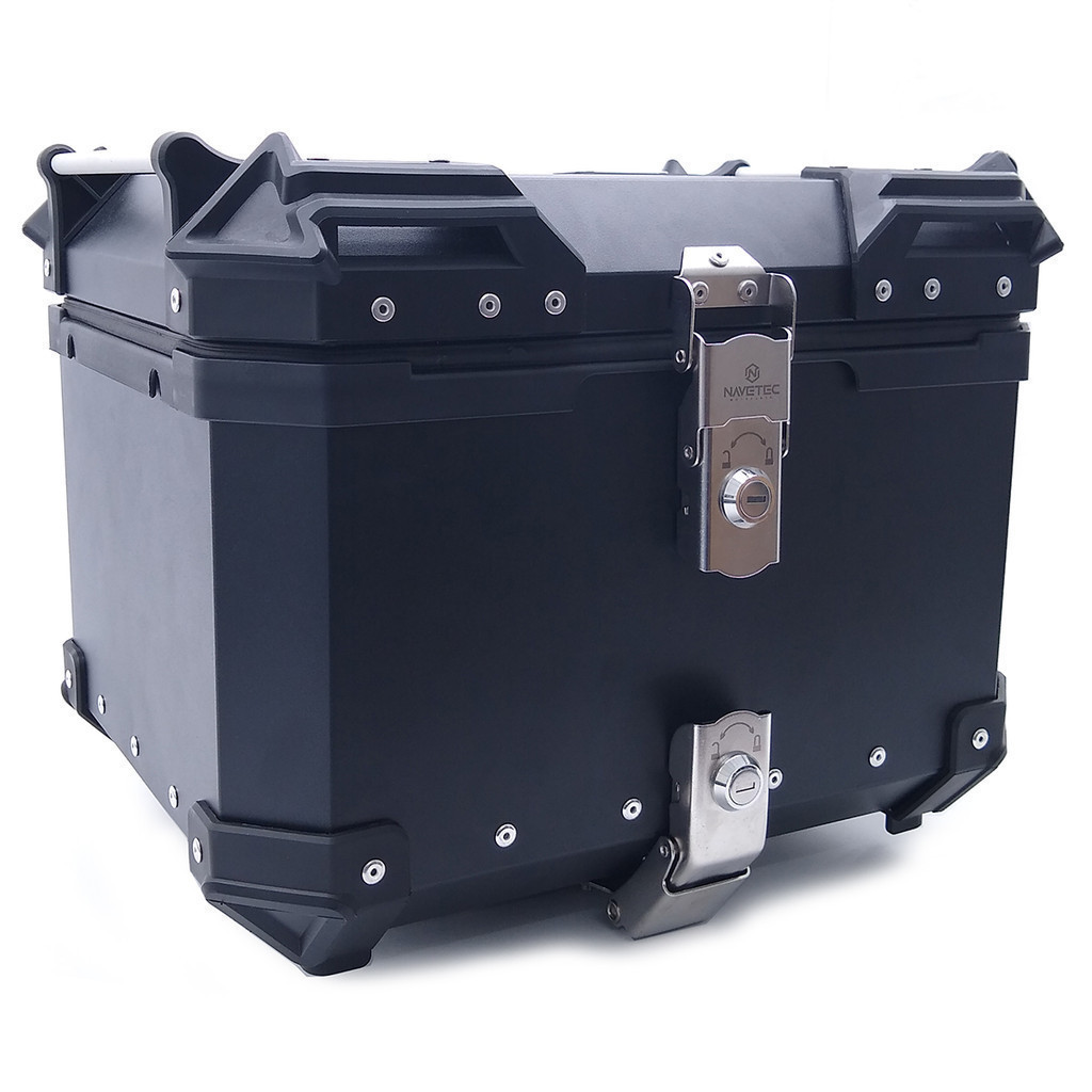 Bau Moto Bauleto Universal 45 Litros Com Base Traseiro