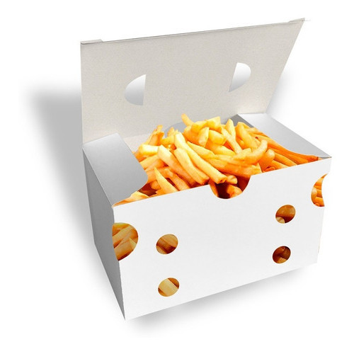 Embalagem Batata Frita Branca Delivery 200g 200 Un | Shopee Brasil