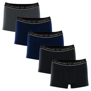 Kit 5 Cuecas Boxer Algodão Adulto Plus Size Usee Brasil
