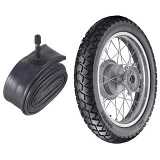 Pneu Tenere XRE300 120/80-18 Tr300 Tt 62s Vipal + Camara Shiver
