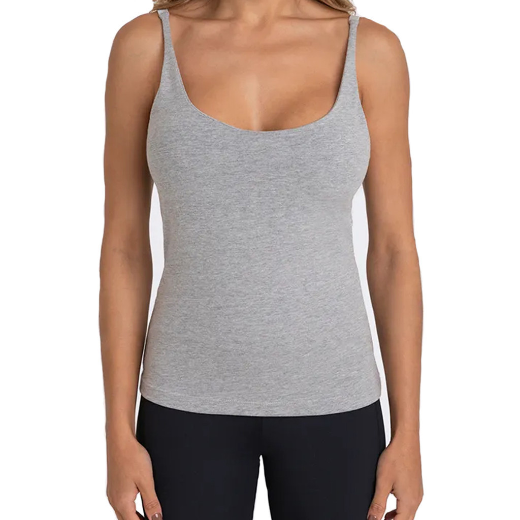 Regata Feminina Básica Lupo 45137-001 Sem costura Alças reguláveis