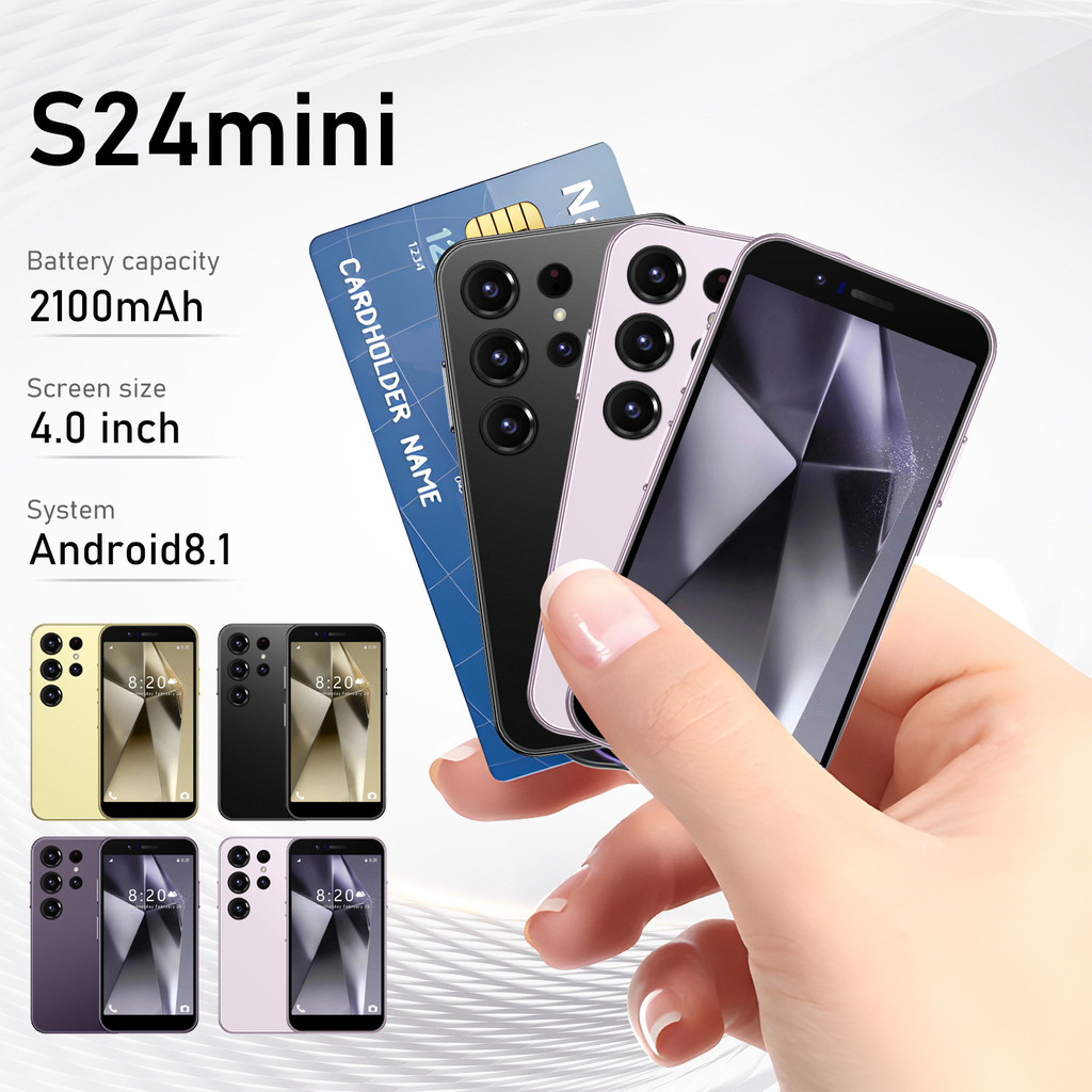 Marca Nova SOYES S24 Pro Mini Android8.1 Smartphone 3 Polegadas Tela 4GB + 64GB ROM Dual SIM Card Play Telefone Pequeno 2100mAh