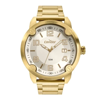 Relógio Condor Masculino Civic Dourado - COPC32BW/4K