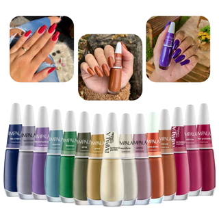 Kit 15 Esmaltes Impala Mais Vendidos Cherry Red Cor Da Sua Moda