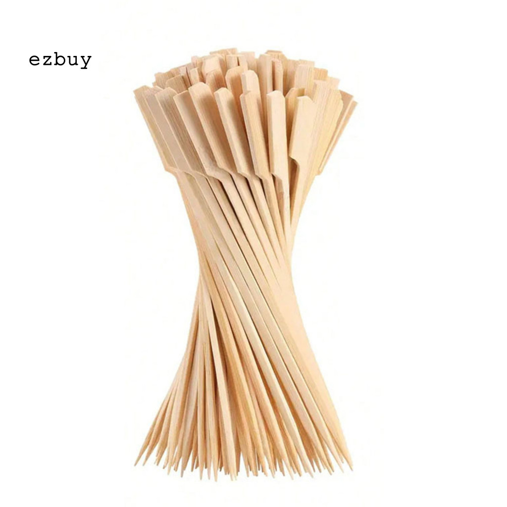 Fancy Toothpicks for Appetizers Wooden Cocktail Skewers 100pcs 6 Inch ...