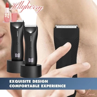 HLLYHERRY Aparador De Cabelo Masculino , Íntimo , Cabeças De Lâmina De Cerâmica Substituíveis , Máquina De Cortar