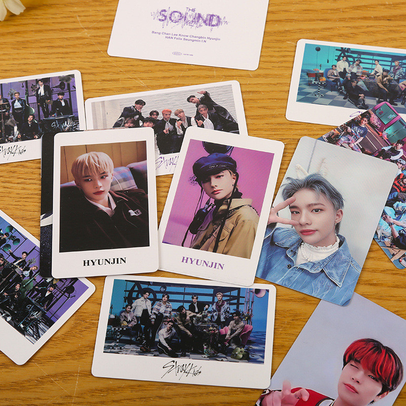 55pcs STRAY KIDS Oco lomo Cartões Rock STAR Álbum HYUNJIN FELIX