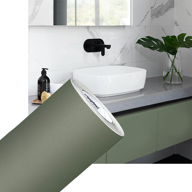 Bordo Adesivo MADSOYA KHAKI - Decorazione Parete 5cm X 3m Made In France - Foto 6