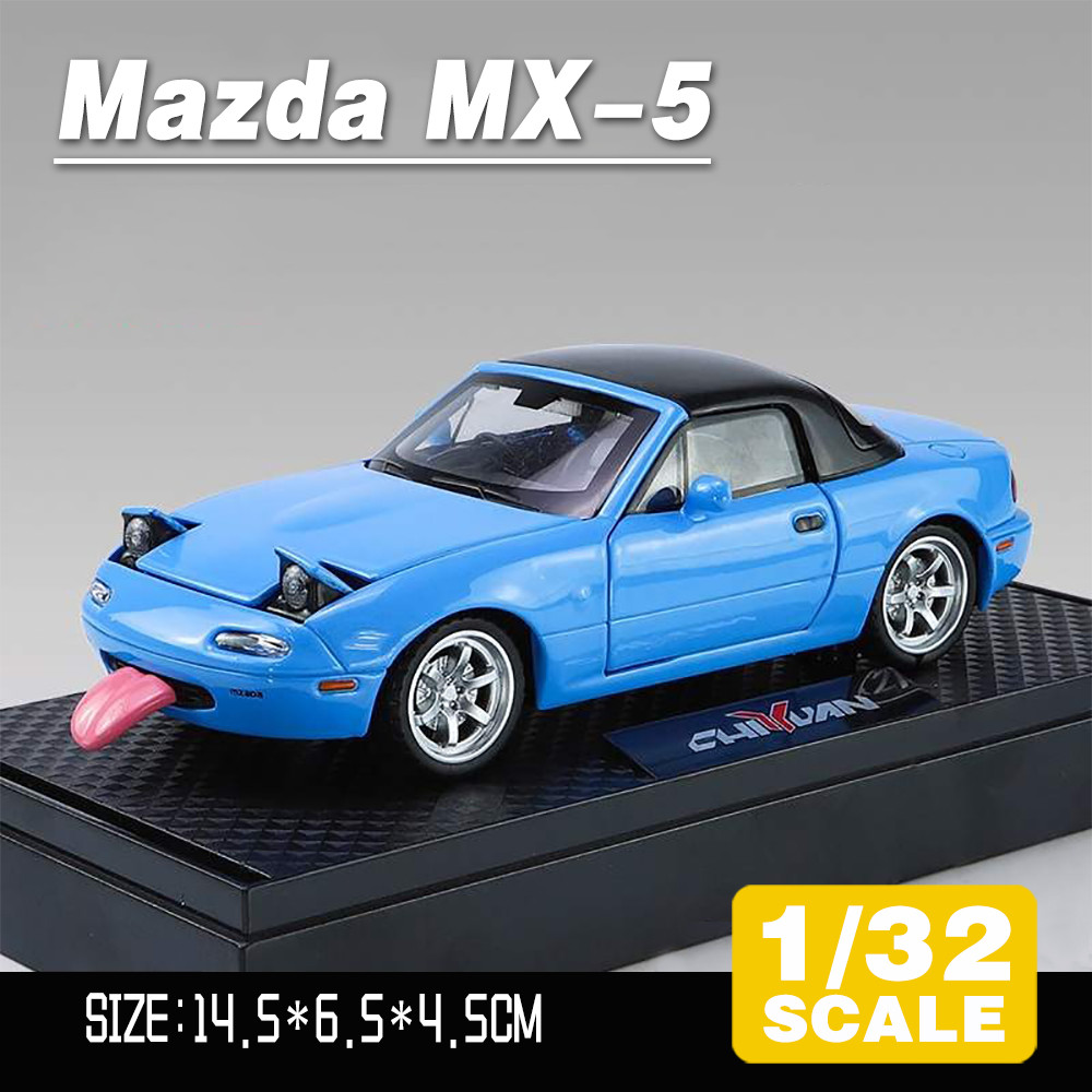 KLT 1 : 32 Mazda MX-5 Metal Alloy Toys Carro Modelo Diecast