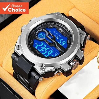 Relógio Eletrônico Masculino Elegante Para Exterior-Design Multifuncional Com Mostrador Grande em Oferta na Shopee