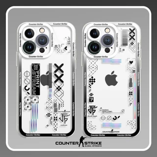 Softcase iPhone CS label trend 7 8 11 12 13 14 15 16 Pro Max 16 Plus XR Capa Transparente