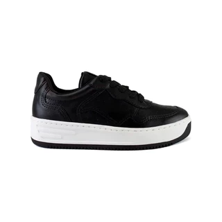 Tênis Casual Feminino Preto Básico Confortável Original Via Marte