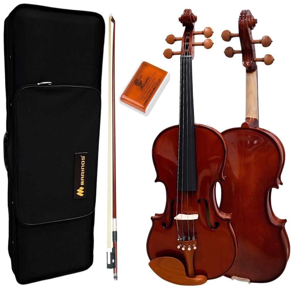 Violino MARINOS Regulado Luthier 4/4 MV-442 Vienna com Arco, Breu