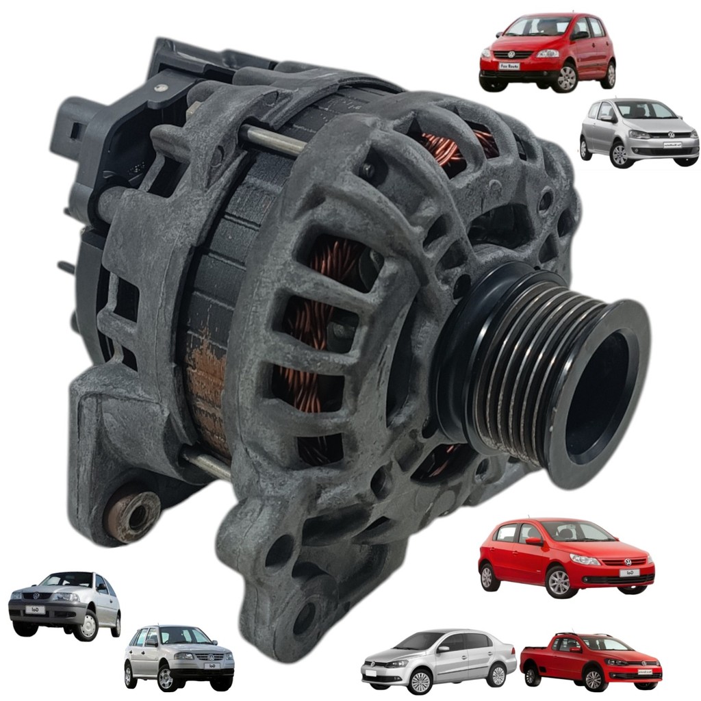 Alternador Bosch 65a Fox Gol G3 G4 G5 G6 1.0 1.6 8v Ea111 | Shopee Brasil