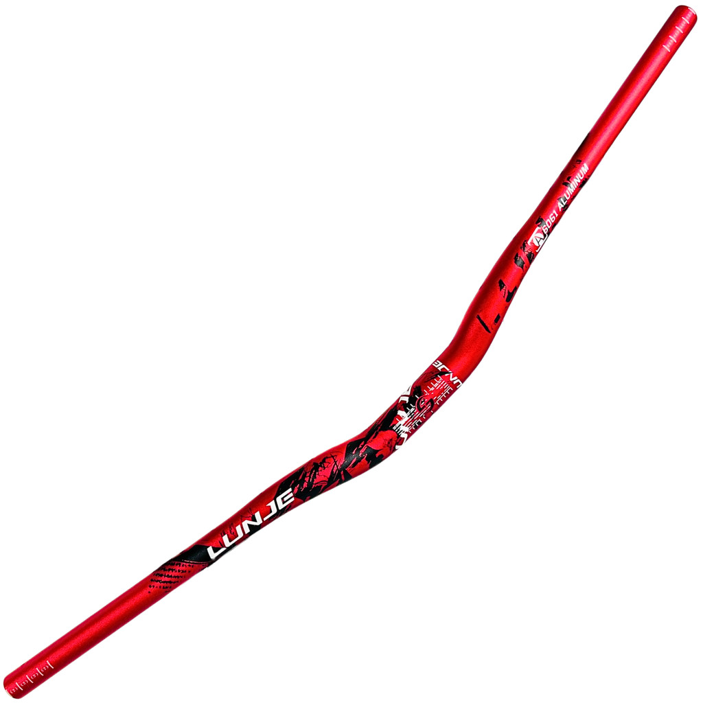 GUIDAO VOADOR LUNJE 31.8 X 780mm RISE 35 VERMELHO GRAU BIKE | Shopee Brasil