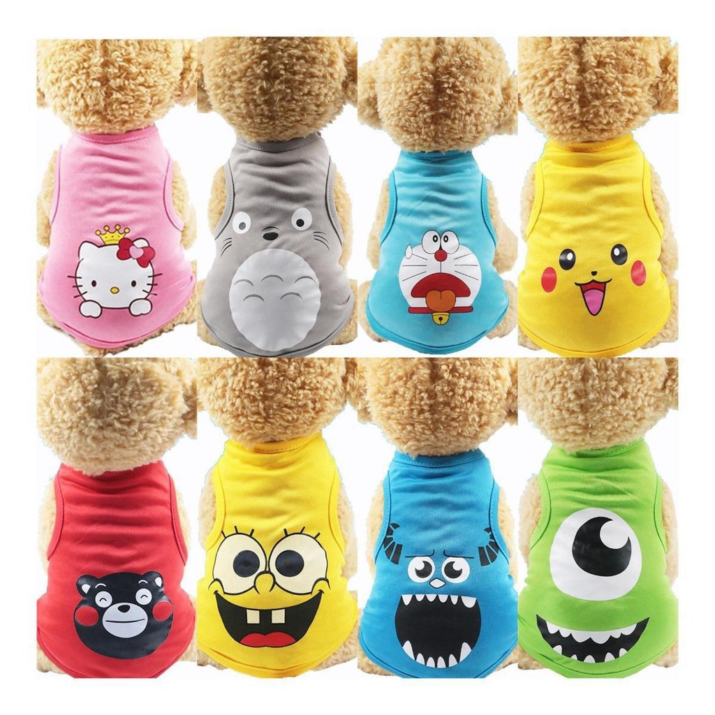 Filhote de cachorro roupas para cães pequenos engraçado gato Bichon ...