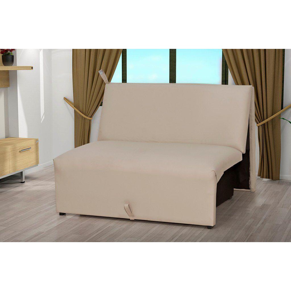Sofá Cama 2 lugares sem Braço 1,15 Mts Malu Matrix | Shopee Brasil