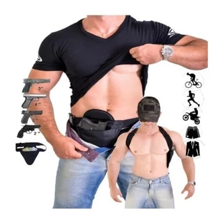 Coldre Cueca Ultra Confort Velado com Adaptador Axilar Qualidade Suprema acoxoado