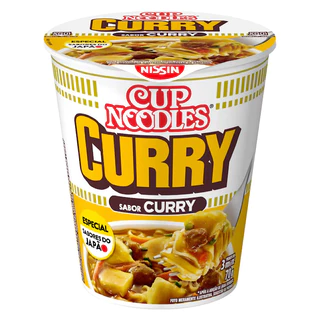 Cup Noodles Nissin Curry 70G Edição Asiática