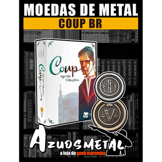Kit Moedas de Metal: Coup BR [Moedas & Co]