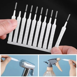 Mini Escova De Limpeza Descartável Para Cerdas De Nylon Com Furo De Chuveiro De 0,7 mm Ferramentas De Cabo Antiderrapante Escovas Multifuncionais Uso Domestico cores sortidas WL-2333