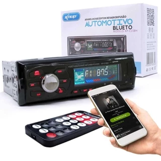 Som Automotivo Bluetooth Auto Radio Som Carro 60wx4