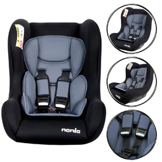 Cadeirinha infantil para Carro Cadeira Nania Preto com Cinza