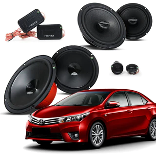 Combo Kit 2 vias DSK165 + Alto falant Coaxial DCX165 Corolla