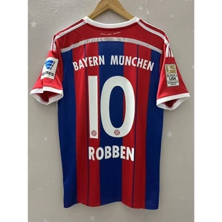 14-15 Bayern Munique ROBBEN MULLER SCHWEINSTEIGER Camiseta De Futebol Personalizada De Alta Qualidade Retro