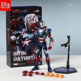 Homem de Ferro Original ZD articulado 3 Patriota Ação Figura Modelo de Coleção Ação Figura Doll Toy