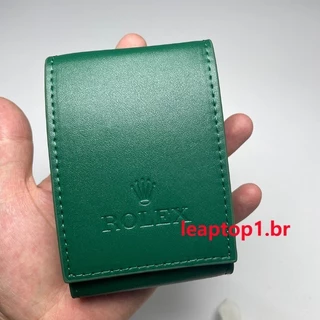 Relógio De Alta Qualidade Couro Verde Caixa De Luxo Viagem Para Relógios De Luxoirolex Top Brand