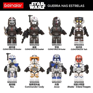Minifiguras de blocos de construção infantis Série planeta