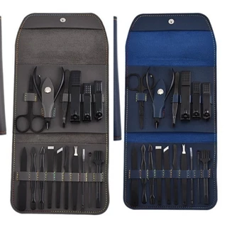 KIT 16 Pçs/2 Set Professional Aço Inoxidável Cutícula Nippers Cortador De Unhas Da Arte Do Prego Ferramentas Colher em Oferta na Shopee