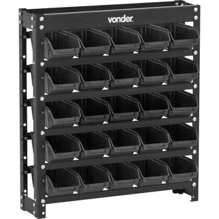 Estante Gaveteiro Metálica 66x61x15,5cm Com 25 Peças Gavetas em Oferta na Shopee