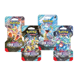 Pokemon TCG EV7 Blister Unitário Coroa Estelar Caixa com 24 Unidades Copag - 34666
