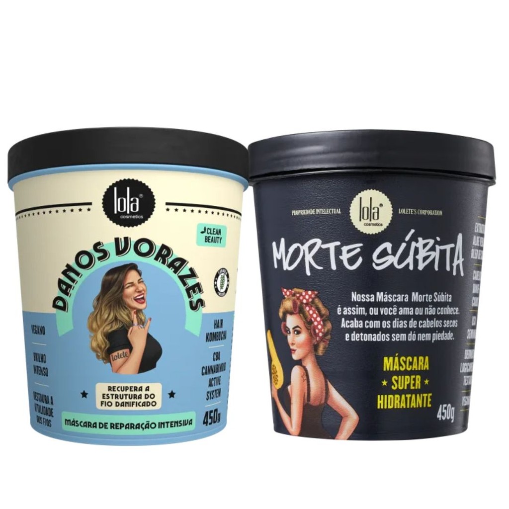 Kit Lola Cosmetics Danos Vorazes + Morte Súbita - 2 Produtos