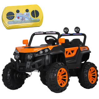 Mini UTV Elétrico Infantil 12V 2 Assentos 3km/h Luzes/Som Laranja BW085LR - Importway em Oferta na Shopee