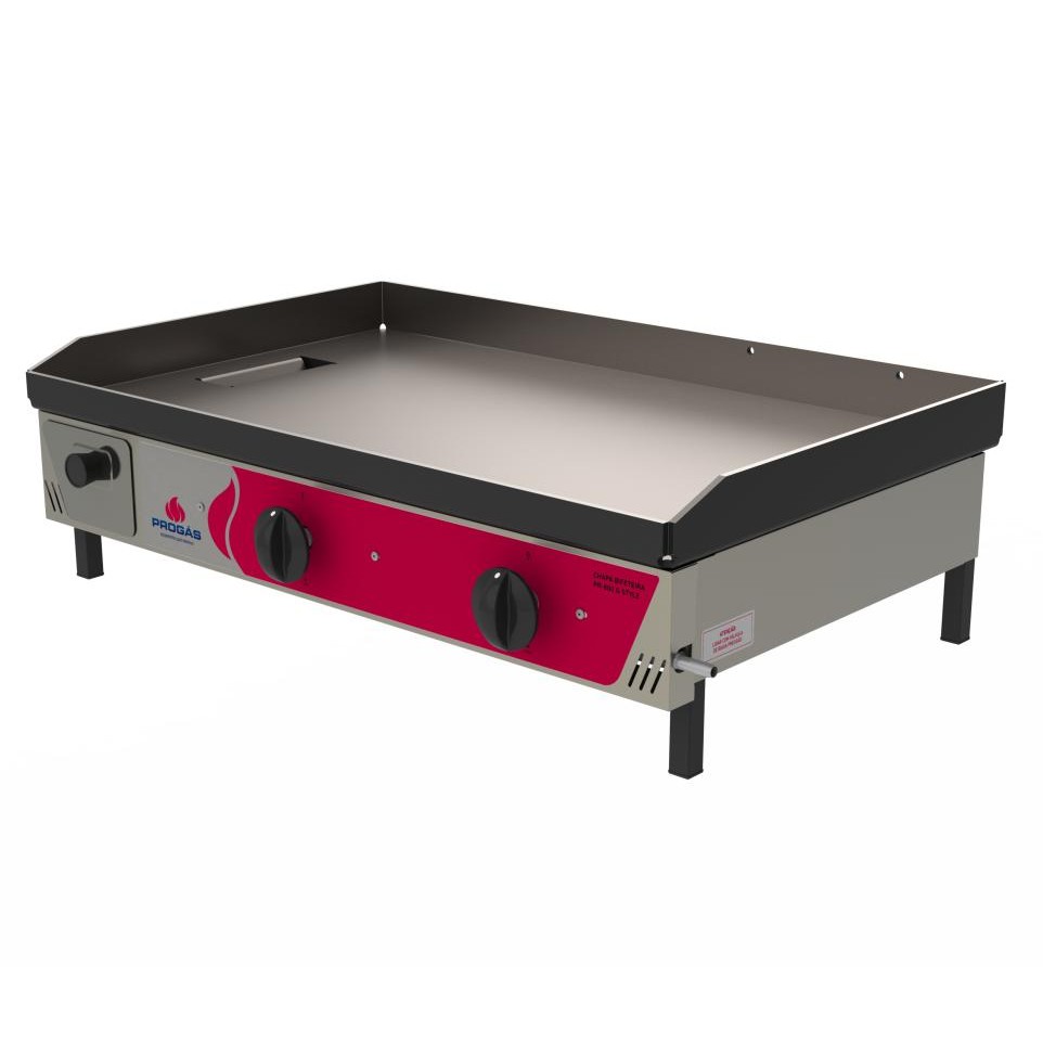 Chapa Bifeteira a Gás PR-800G Inox Style - Progás