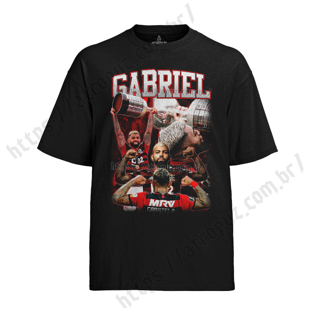 Camiseta Algodão Unissex Tshirt Graphic tee Gabriel Mengão Gabigol