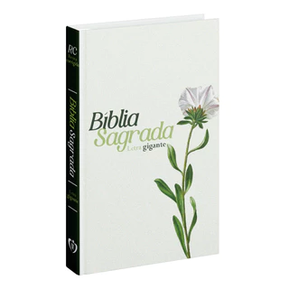Biblia Gigante | ARC | PPM | Harpa e Corinhos | Flor Branca