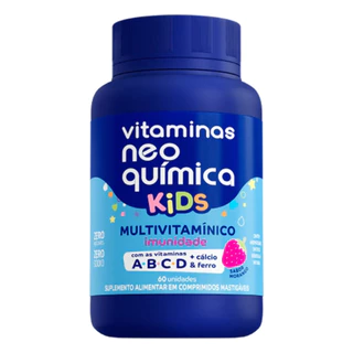 Multivitamínico Infantil Neo Química Kids – 60 Comprimidos por Frasco em Oferta na Shopee
