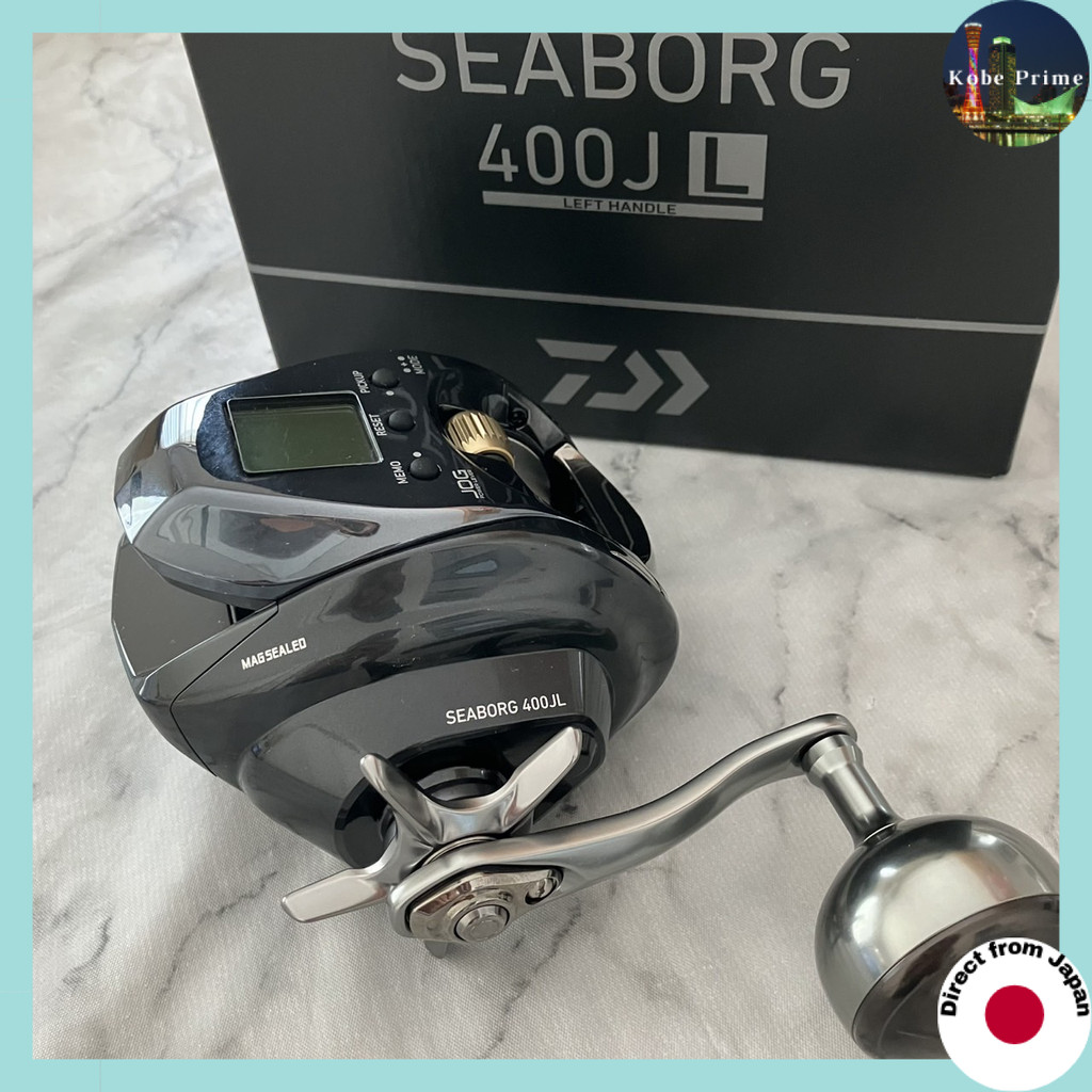 Carretel De Pesca Elétrico DAIWA Seaborg Série 400 | Shopee Brasil