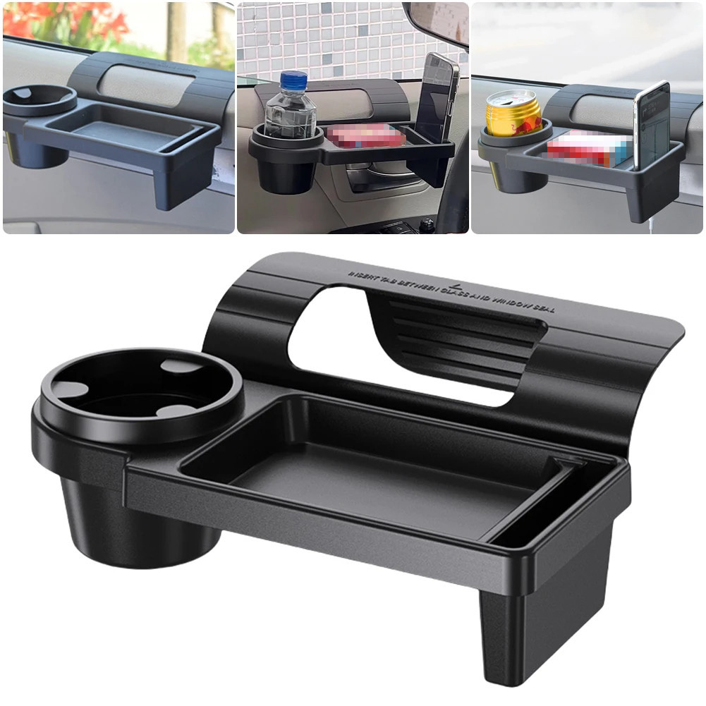 Porta Lateral Da Janela Do Carro De Bolso Com-Copos Caixa Organizadora Multifuncional Para Acessórios Internos Automotivos
