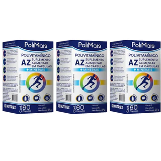 Vitamina A-z Imunidade Energia Metabolismo Nutriex 3x60 Caps