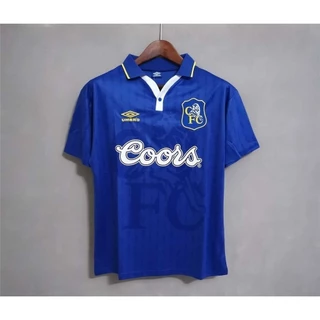 95-97 Chelsea Home Esporte retro vintage camisas de futebol