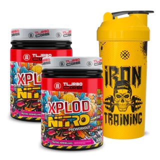 Kit 2x Pré-treino X-Plod Nitro 300g + Coqueteleira