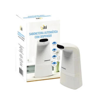 Dispenser Sabonete Liquido Automático Sensor 300ml Econômico,